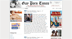 Desktop Screenshot of gayporntimes.com